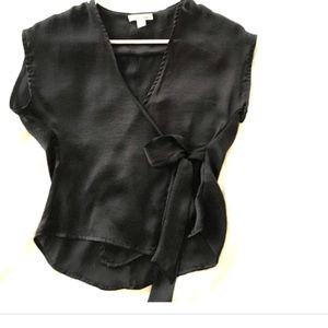 Urban Outfitters Silk Wrap Tee